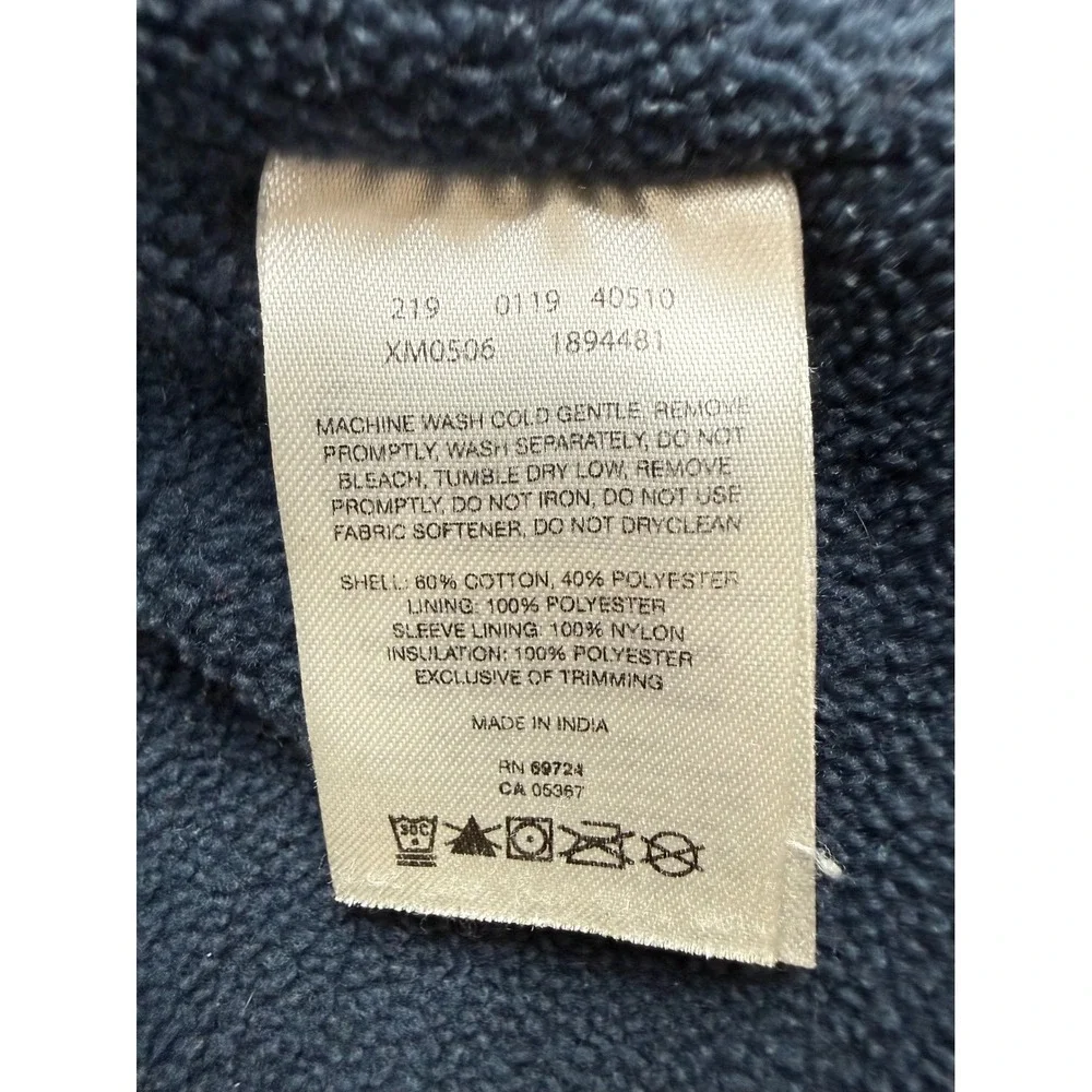 Workwear‎ Utility Jacket Cotton Canvas Fleece Lined Small Columbia